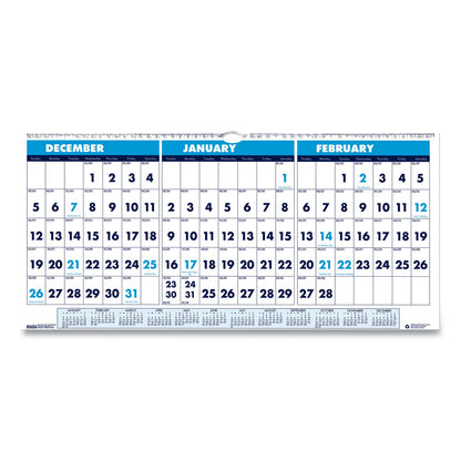 house-of-doolittle-recycled-three-month-format-wall-calendar-num-hod3648_1