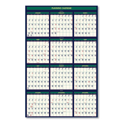 house-of-doolittle-four-seasons-business-academic-recycled-wall-calendar-num-hod390_2