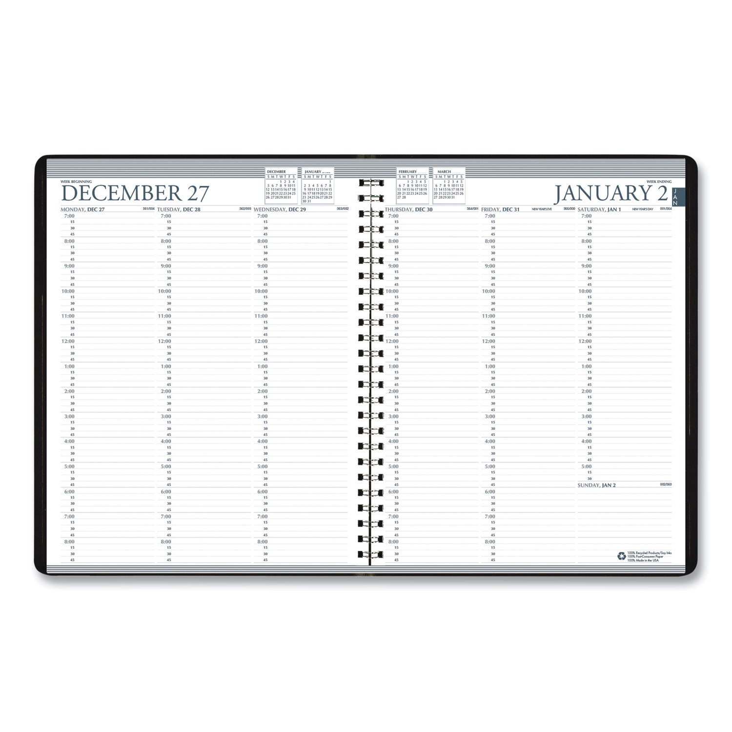 house-of-doolittle-recycled-professional-weekly-planner-num-hod272002_2