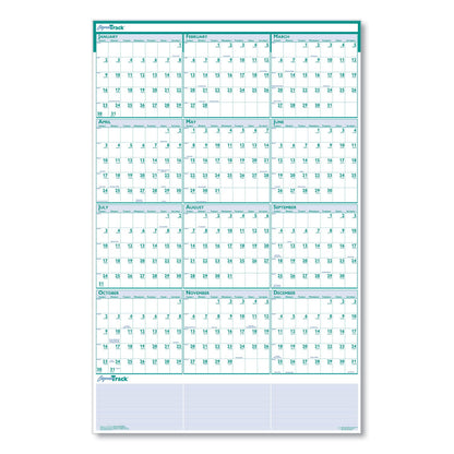 house-of-doolittle-express-track-recycled-reversible-erasable-yearly-wall-calendar-num-hod392_2
