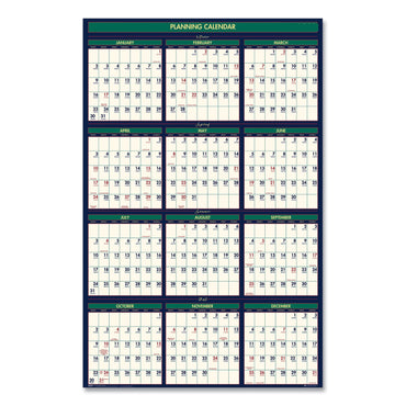 house-of-doolittle-four-season-erasable-business-academic-recycled-wall-calendar-num-hod391_2
