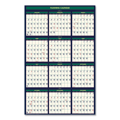 house-of-doolittle-four-season-erasable-business-academic-recycled-wall-calendar-num-hod391_2