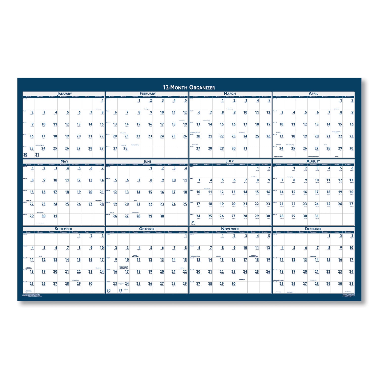 house-of-doolittle-recycled-poster-style-reversible-erasable-yearly-wall-calendar-num-hod3960_3