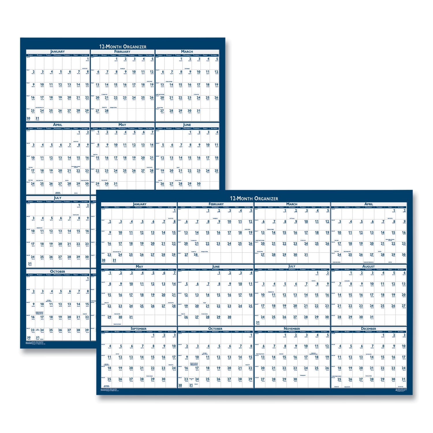 house-of-doolittle-recycled-yearly-reversible-wall-calendar-non-laminated-num-hod3990_1