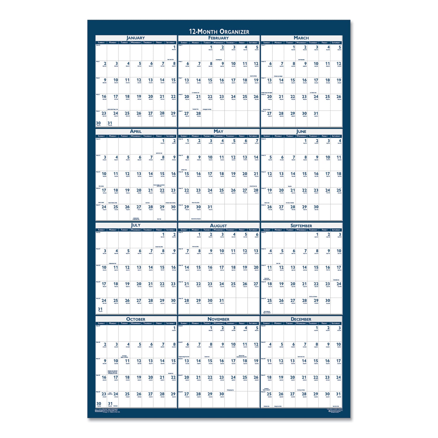 house-of-doolittle-recycled-poster-style-reversible-erasable-yearly-wall-calendar-num-hod396_2