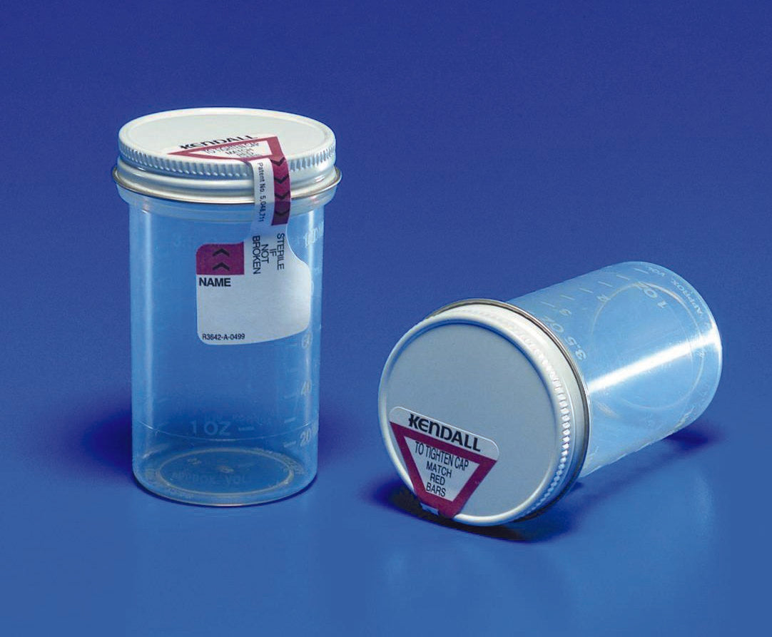 Precision™ Specimen Container 2-1/2 X 2-3/4 Inch 120 mL (4 oz.) Screw Cap Unprinted Sterile (322885_EA)