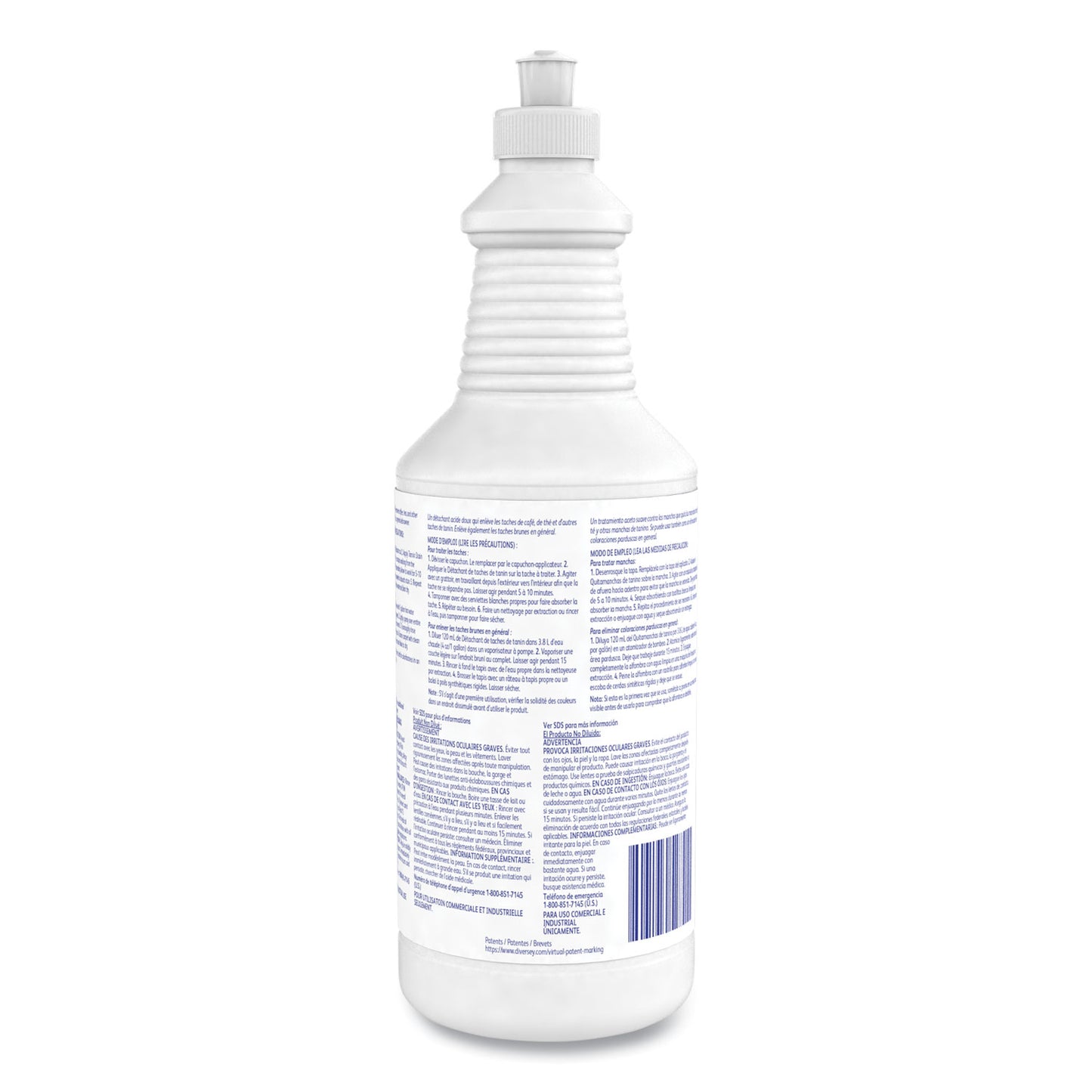 Diversey™ Tannin Stain Remover, 32 oz Bottle, Fruity, 6/CT (DVO101109759)