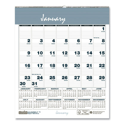 house-of-doolittle-bar-harbor-recycled-wirebound-monthly-wall-calendar-num-hod330_1