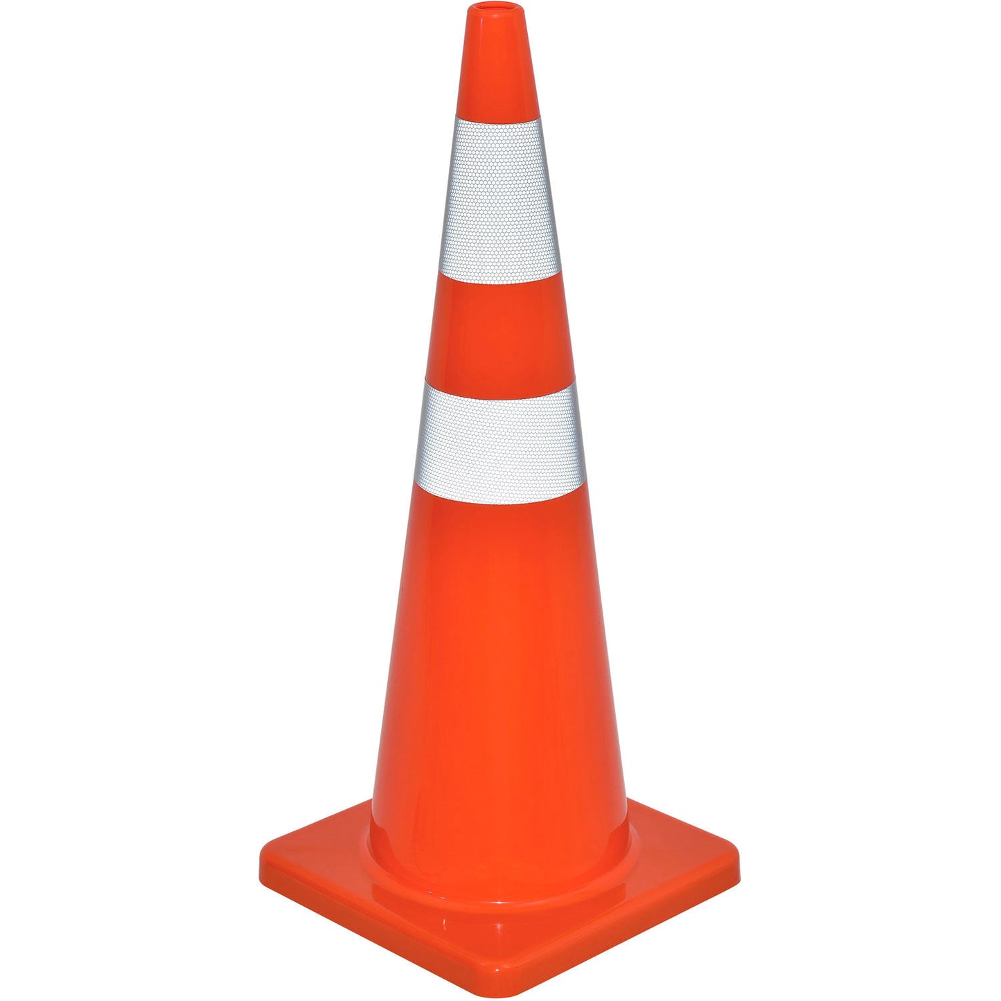Global Industrial 36" Traffic Cone, Reflective, Solid Orange Base, 10 lbs. (WB708141)