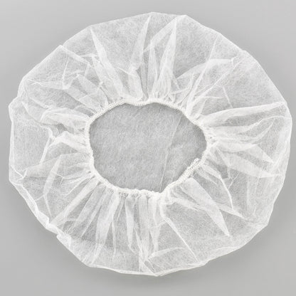 Global Industrial Polypropylene Bouffant Cap, 24", White, 100/Bag (WB708192B)