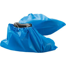 Global Industrial Water Resistant Disposable Shoe Covers, Size 12-15, Blue, 150 Pairs/Case (WB708199B)