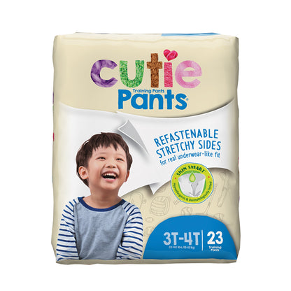 Cutie Pants® Male Toddler Training Pants Size 3T to 4T Disposable Heavy Absorbency (831577_BG)