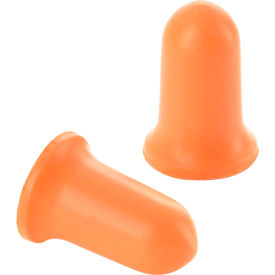 Global Industrial Bell Earplugs, Contour, Uncorded, NRR 32 dB, 200 Pairs/Box (WB708377)