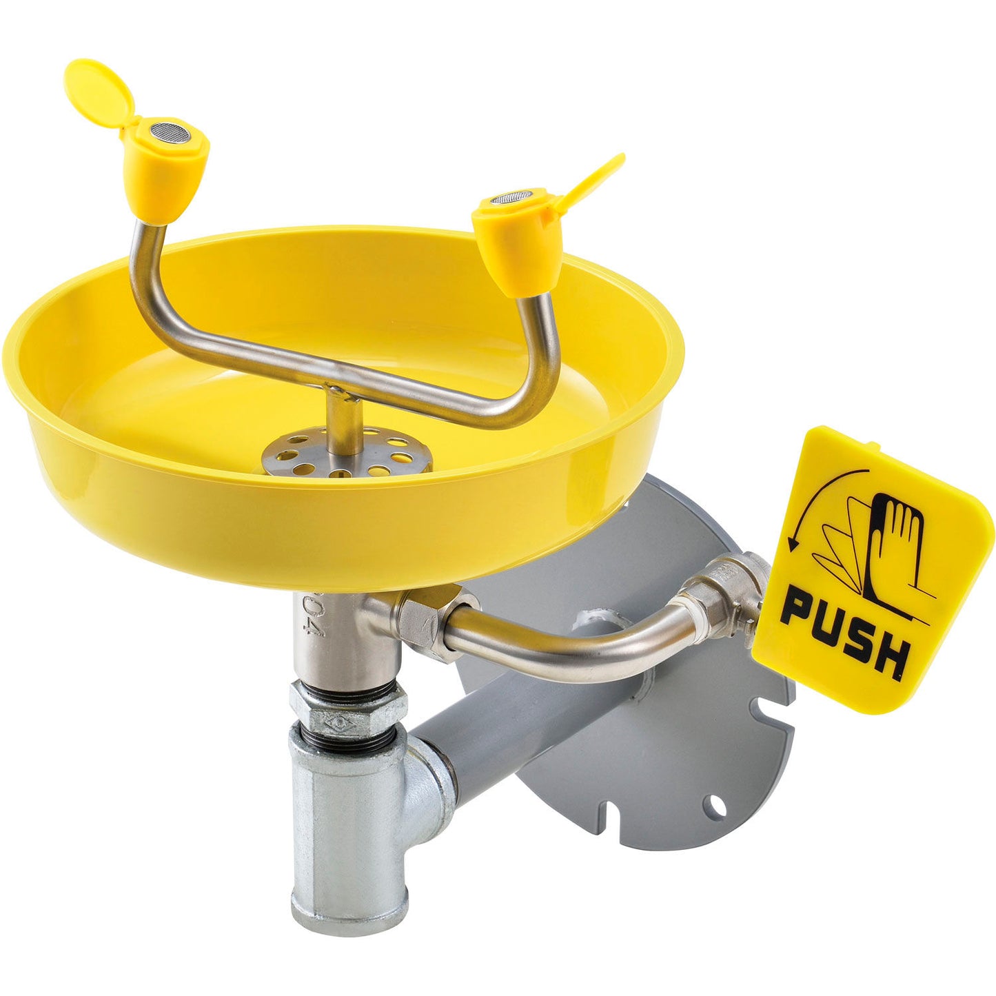 Global Industrial Emergency Eyewash Station, Wall Mount (WB708381)