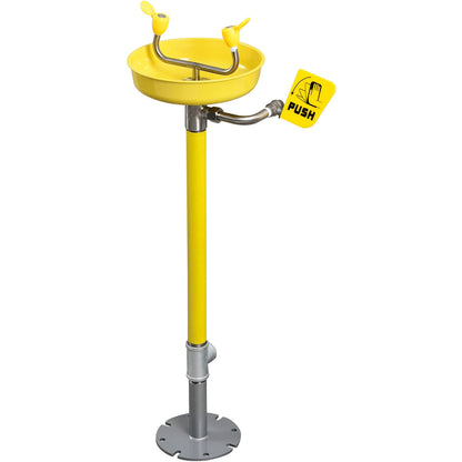 Global Industrial Emergency Eyewash Station, Pedestal Mount (WB708382)