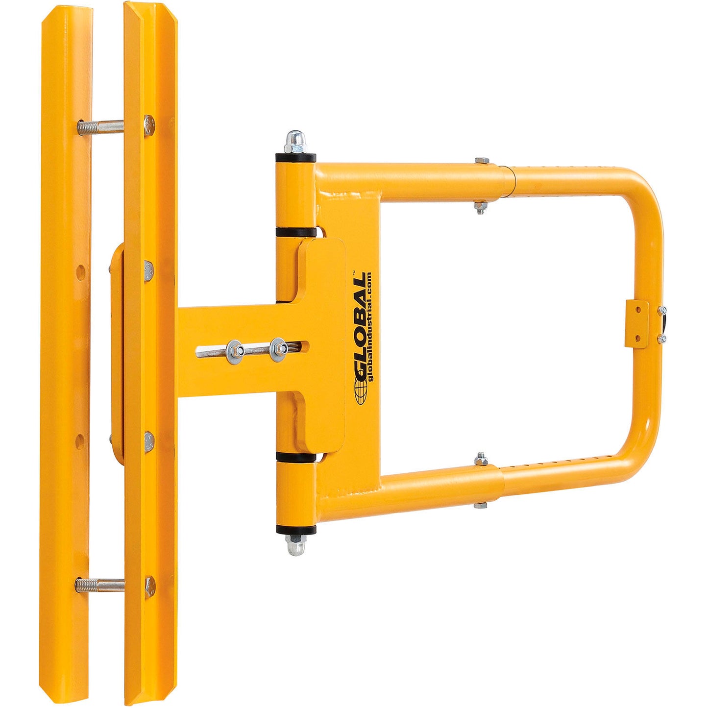 Global Industrial Adjustable Safety Swing Gate, 16"-26"W Opening, Safety Yellow (WB708536YL)