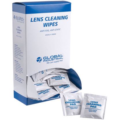 Global Industrial Lens Cleaning Wipes, 100/Box (WB708584)