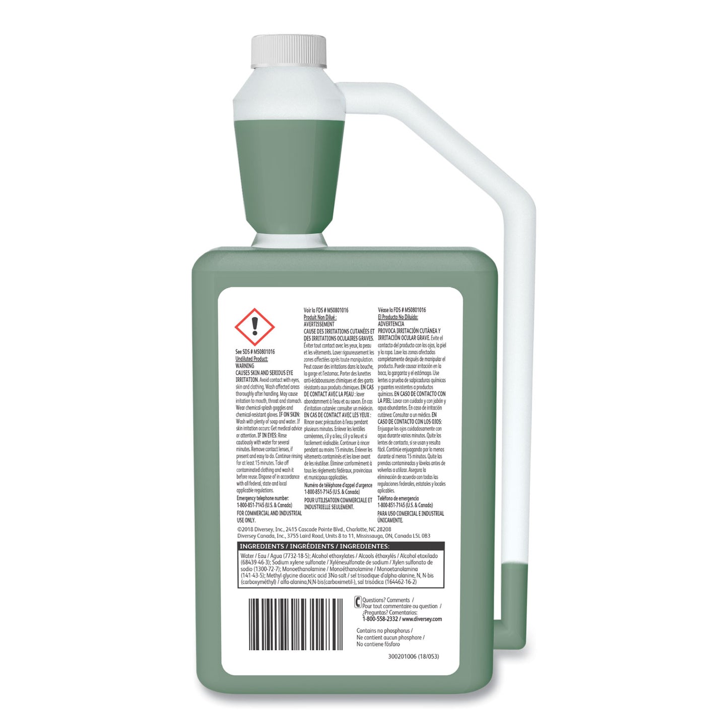 Diversey™ GP ForwardTM/MC General Purpose Cleaner, Mild Citrus Scent, 32 oz Bottle, 6/Carton (DVS101109735)