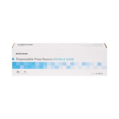 McKesson Surgical Prep Razor Double Edge Single Blade NonSterile Disposable (474851_EA)