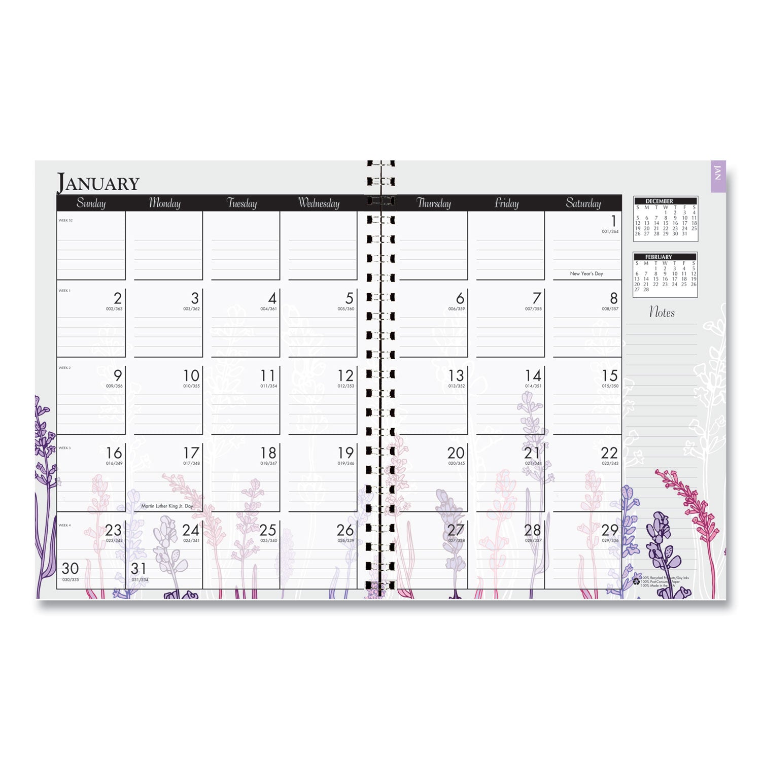 house-of-doolittle-recycled-wild-flower-weekly-monthly-planner-num-hod295674_2