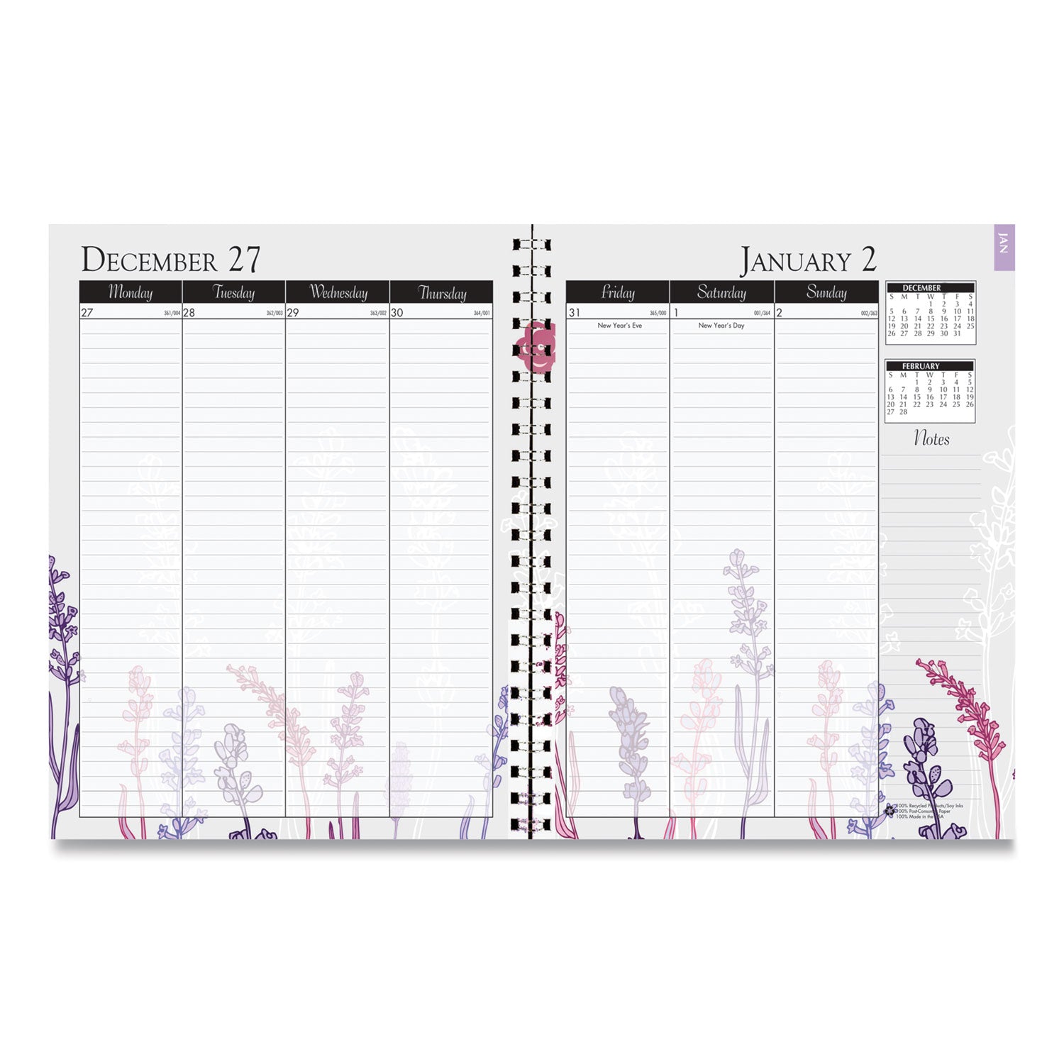 house-of-doolittle-recycled-wild-flower-weekly-monthly-planner-num-hod295674_3
