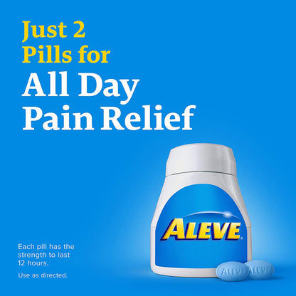 Aleve® Pain Relief 220 mg Strength Naproxen Sodium Caplet 24 per Bottle (1194961_BT)