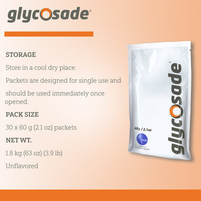 Glycosade® Oral Supplement Unflavored Powder 60 Gram Individual Packet (1137879_BX)