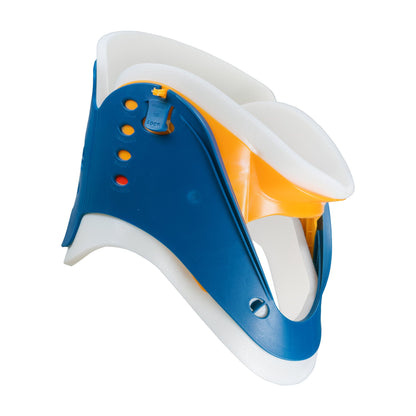 McKesson Rigid Cervical Collar Preformed Adult One Size Fits Most One-Piece / Trachea Opening Adjustable Neck Circumference (1220096_CS)
