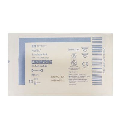 Kerlix™ Fluff Bandage Roll 4-1/2 Inch X 3-1/10 Yard 8-Ply Sterile 1 per Pouch (684279_CS)