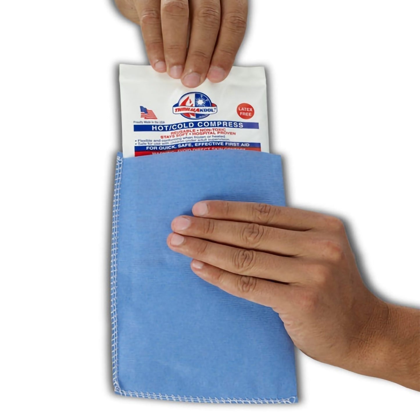 Blue Easy Sleeves™ Disposable Covers Hot / Cold Pack Cover 5 X 7 Inch (1070502_PK)