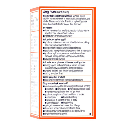 Motrin® IB Pain Relief 200 mg Strength Ibuprofen Capsule (1228862_BT)