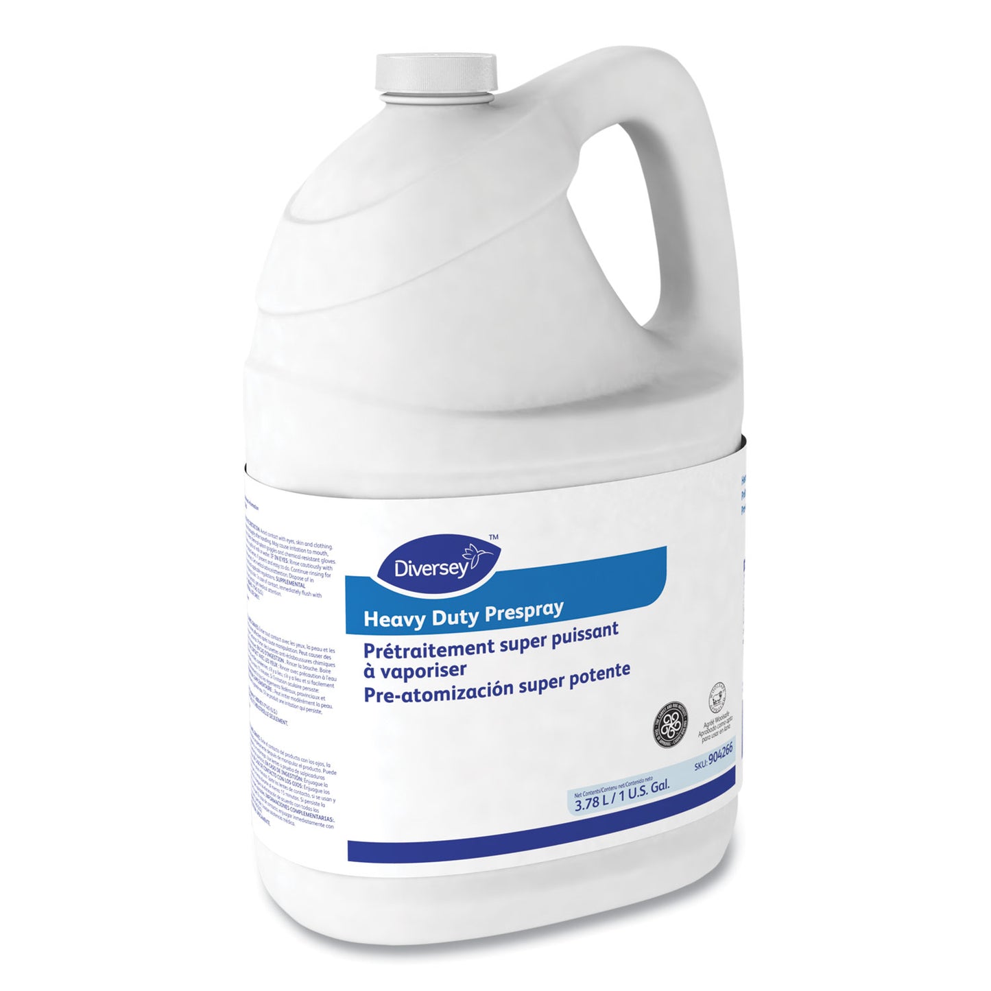 Diversey™ Carpet Cleanser Heavy-Duty Prespray, Fruity Scent, 1 gal Bottle, 4/Carton (DVO101109737)