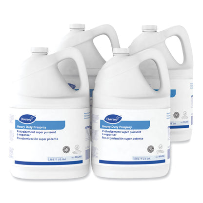 Diversey™ Carpet Cleanser Heavy-Duty Prespray, Fruity Scent, 1 gal Bottle, 4/Carton (DVO101109737)