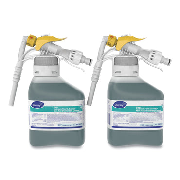 Diversey™ Crew Restroom Floor/Surface Non-Acid Disinfectant Cleaner, Fresh, 50.7 oz Bottle, 2/Carton (DVS101105996)