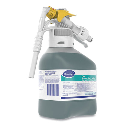 Diversey™ Crew Restroom Floor/Surface Non-Acid Disinfectant Cleaner, Fresh, 50.7 oz Bottle, 2/Carton (DVS101105996)