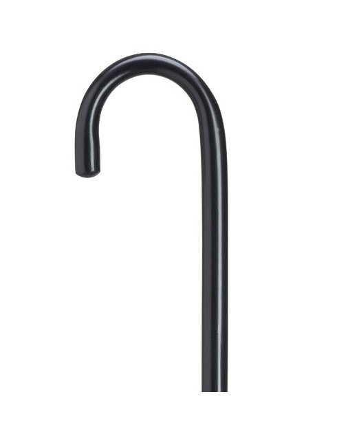 Harvy® Round Handle Cane Wood 36 Inch Height Black (1071507_EA)