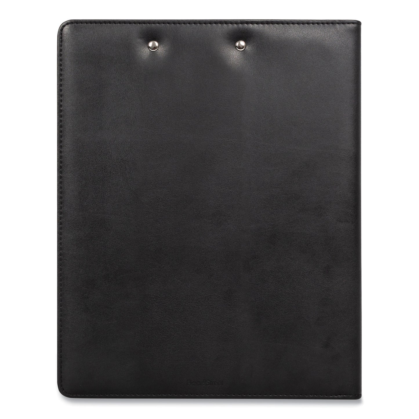 Bond Street, Ltd. Faux-Leather Padfolio, Notched Front Cover with Clipboard Fastener, 9 x 12 Pad, 9.75 x 12.5, Black (BND5041BSBLACK)