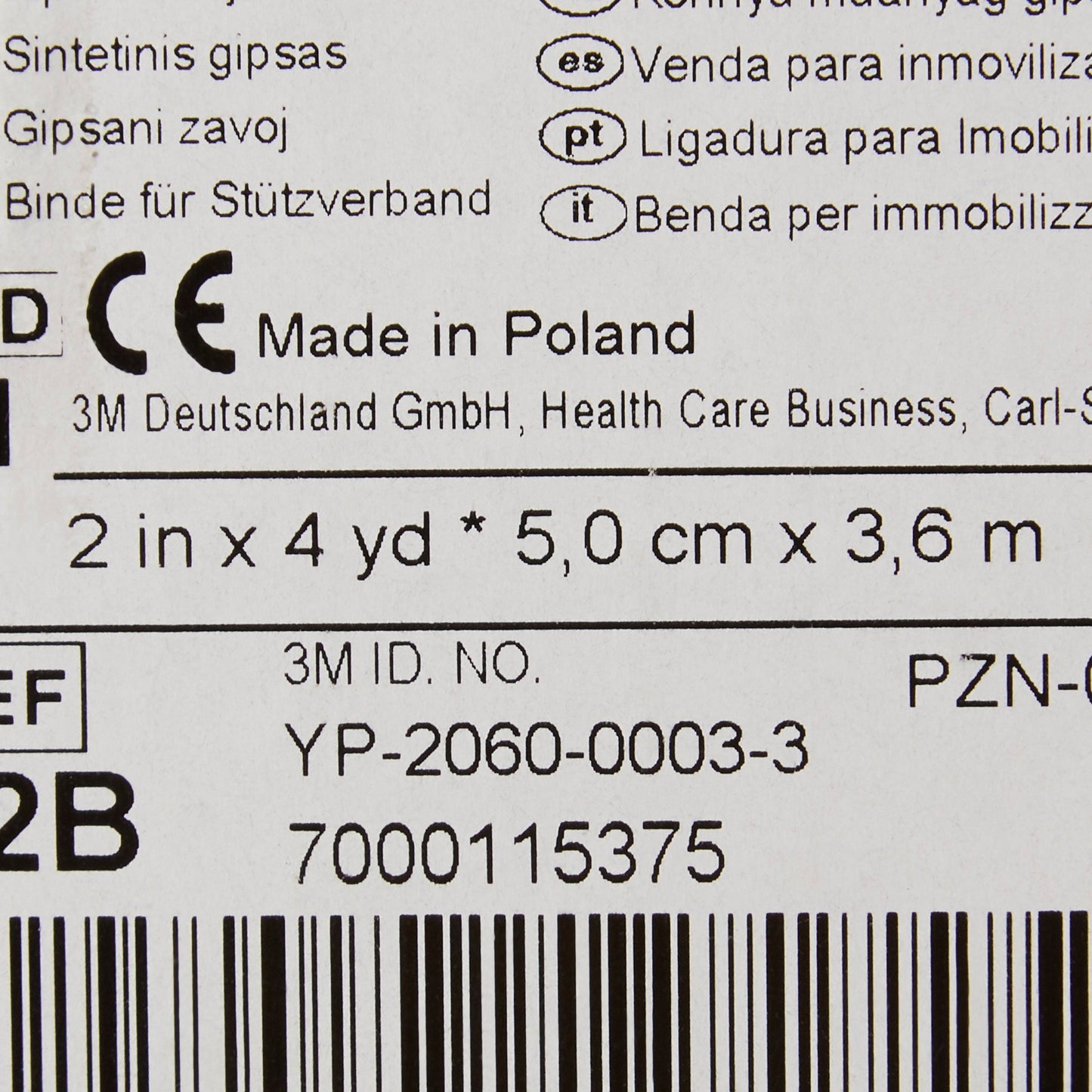 3M™ Scotchcast™ Plus Cast Tape 2 Inch X 12 Foot Fiberglass / Resin Blue (198265_BX)