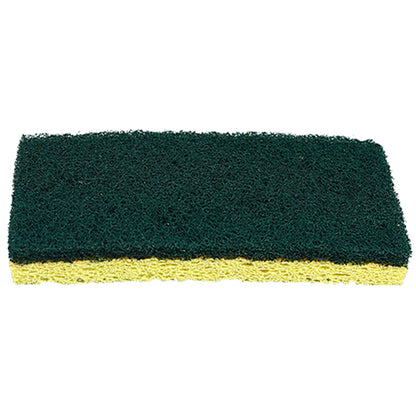 Impact® Cellulose Scrubber Sponges, Yellow/Green, 5/Pack, 8 Packs/Case (IMP7130PCT)