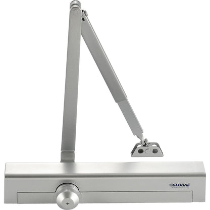Global Industrial Aluminum Door Closer, Manual, Hydraulic, For Internal and External Use (WB713153)