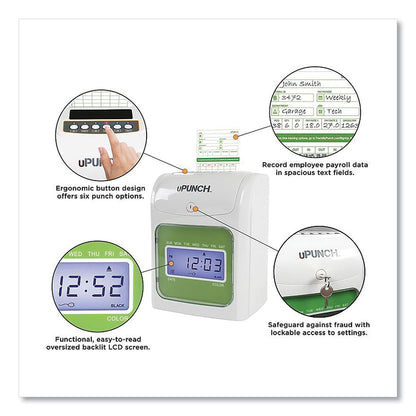 upunch-ub1000-electronic-non-calculating-time-clock-bundle-num-ppzub1000_2