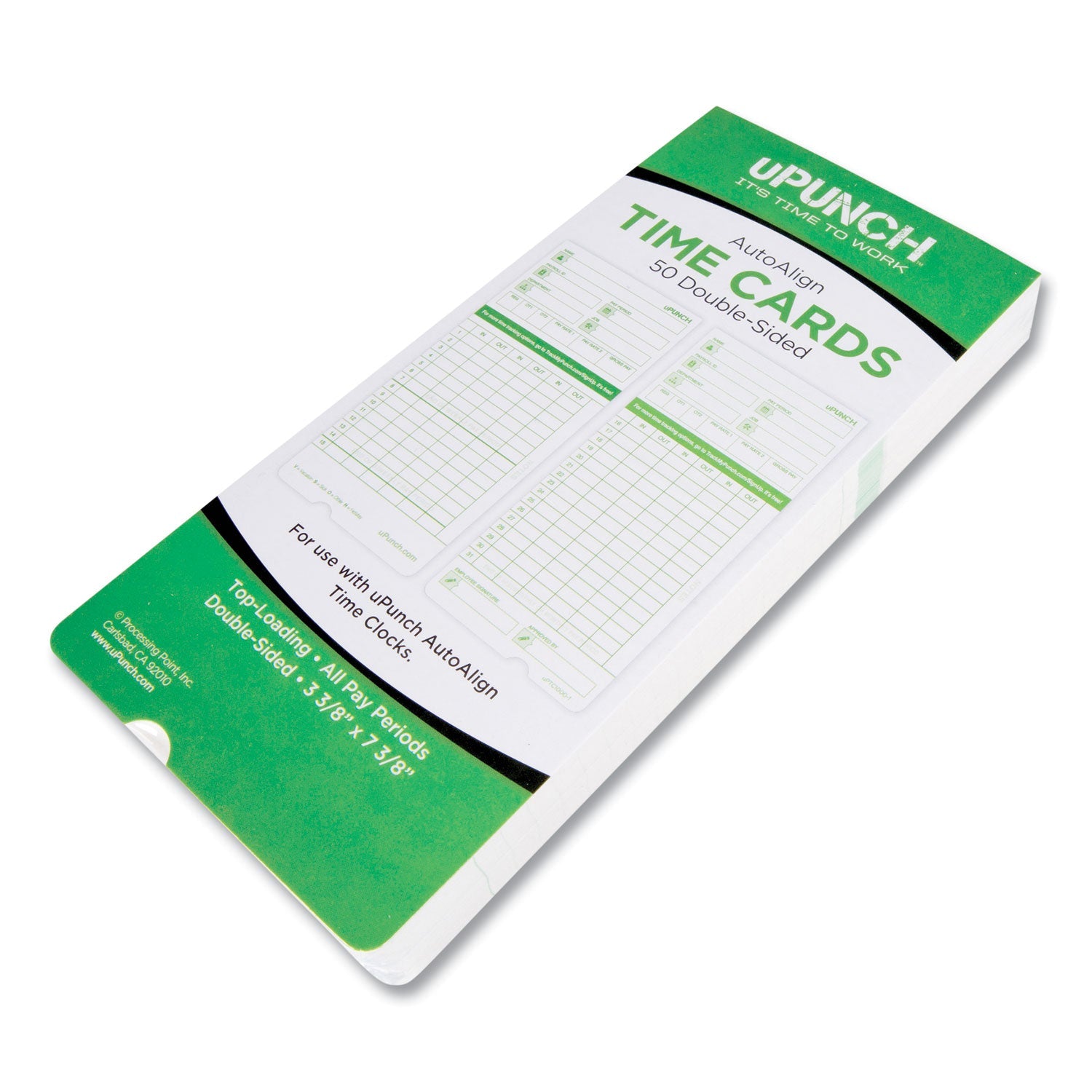 upunch-time-clock-cards-for-upunch-hn3000-two-sides-7-37-x-3-37-50-pack-ppzhntcg1050_1