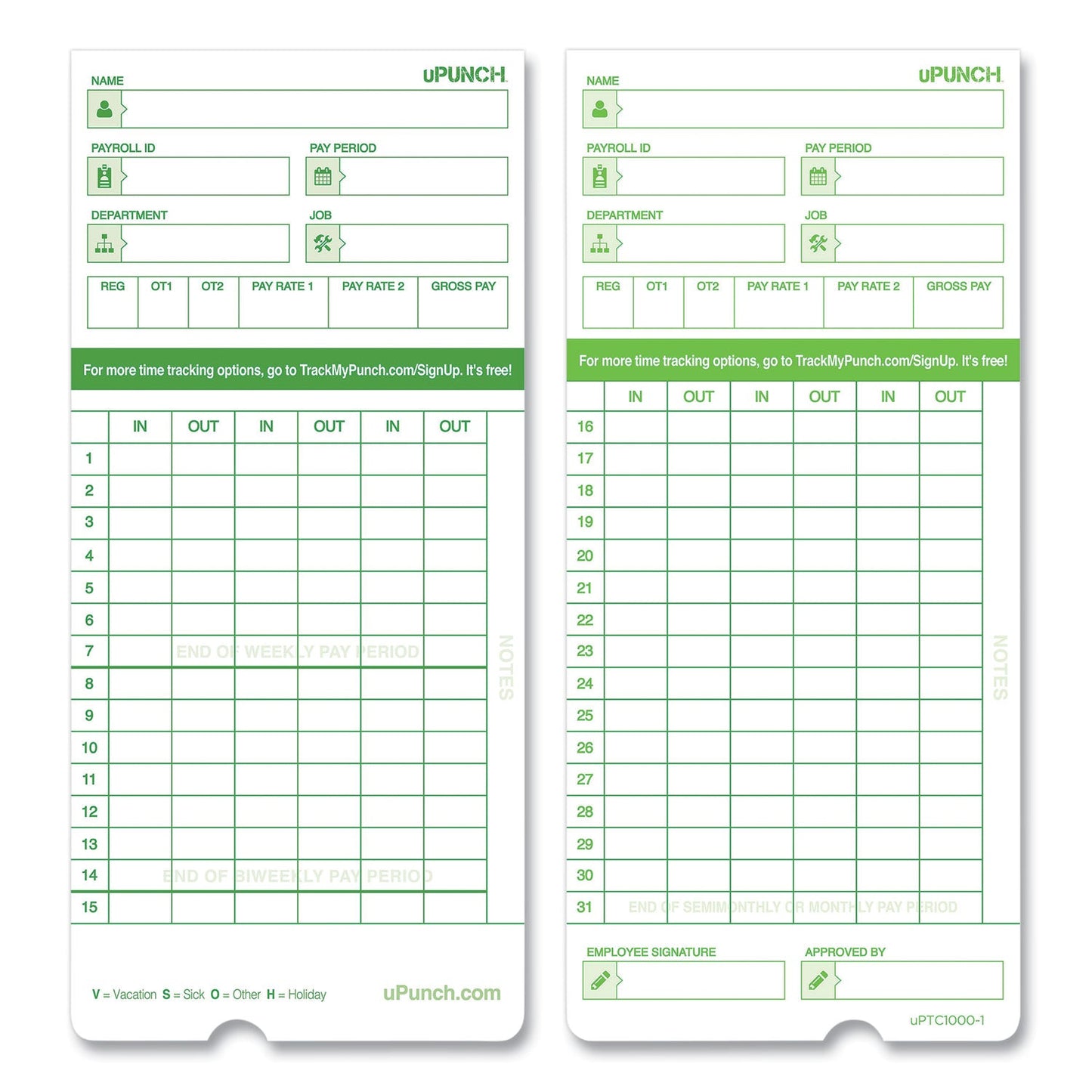 upunch-time-clock-cards-for-upunch-hn3000-two-sides-7-37-x-3-37-50-pack-ppzhntcg1050_2
