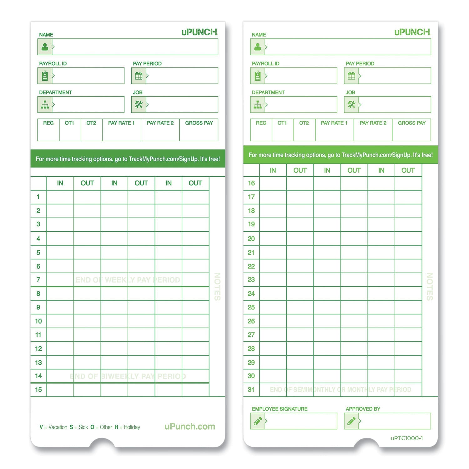 upunch-time-clock-cards-for-upunch-hn3000-two-sides-7-37-x-3-37-50-pack-ppzhntcg1050_2