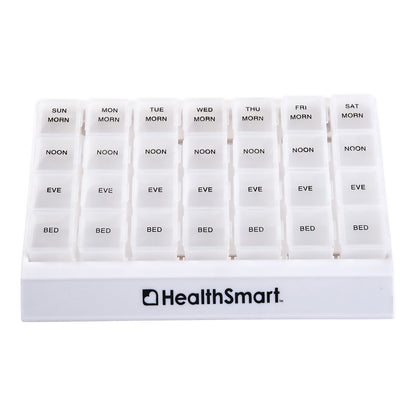 HealthSmart® Pill Organizer Large 7 Day 4 Dose (724874_EA)