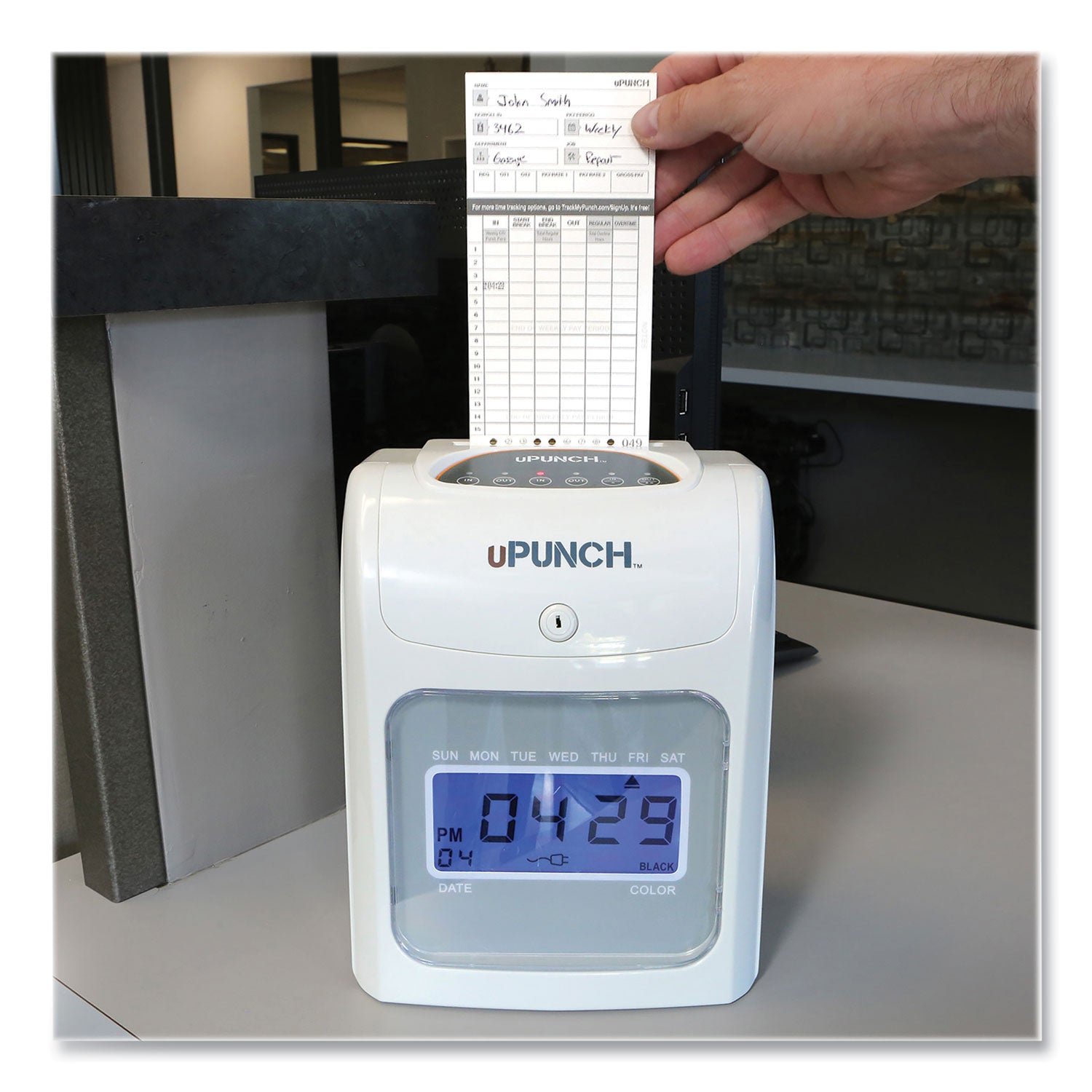 upunch-hn2500-electronic-calculating-time-clock-bundle-num-ppzhn2500_4
