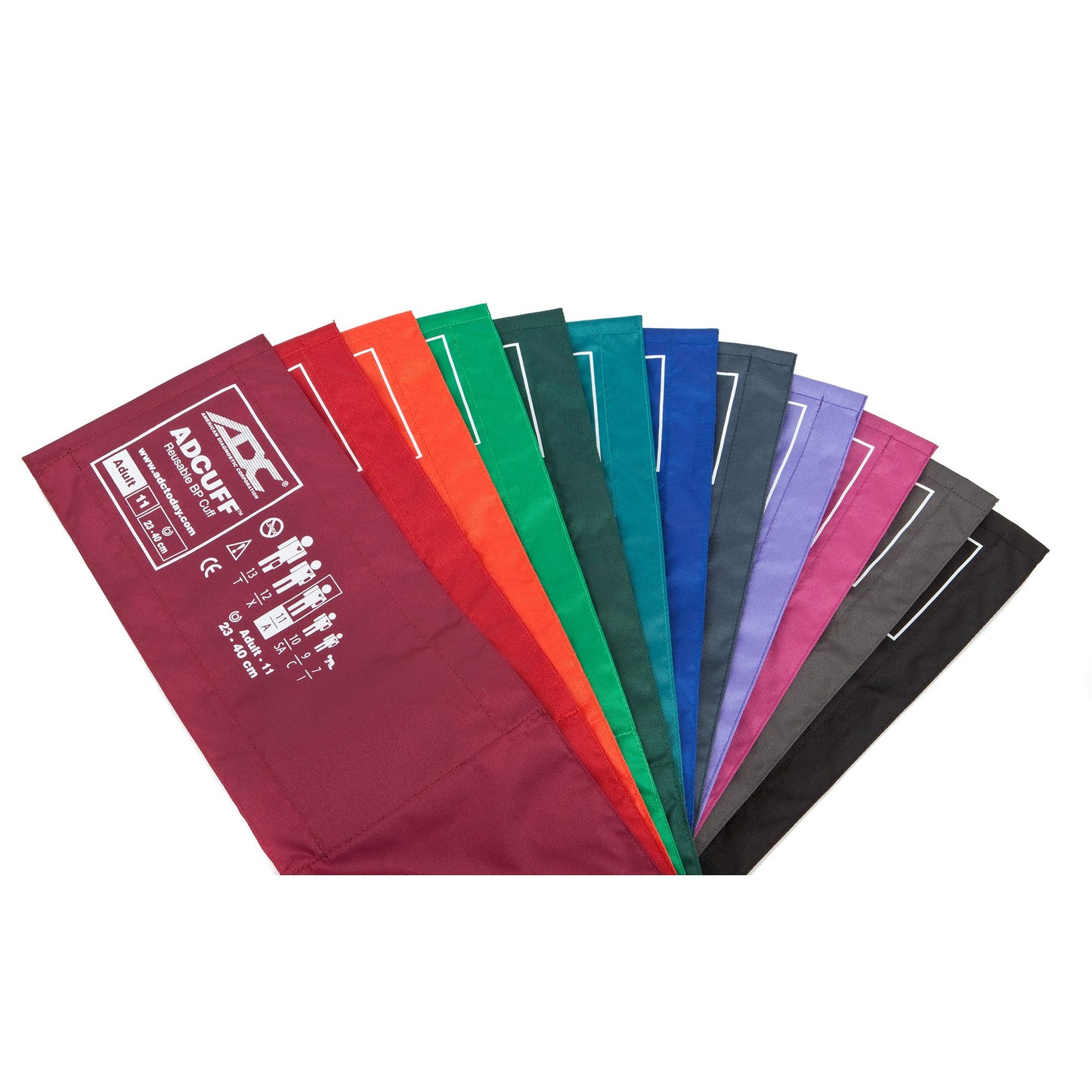 Adcuff™ Reusable Blood Pressure Cuff and Bulb 19 to 27 cm Arm Nylon Cuff Small Adult Cuff (935051_EA)