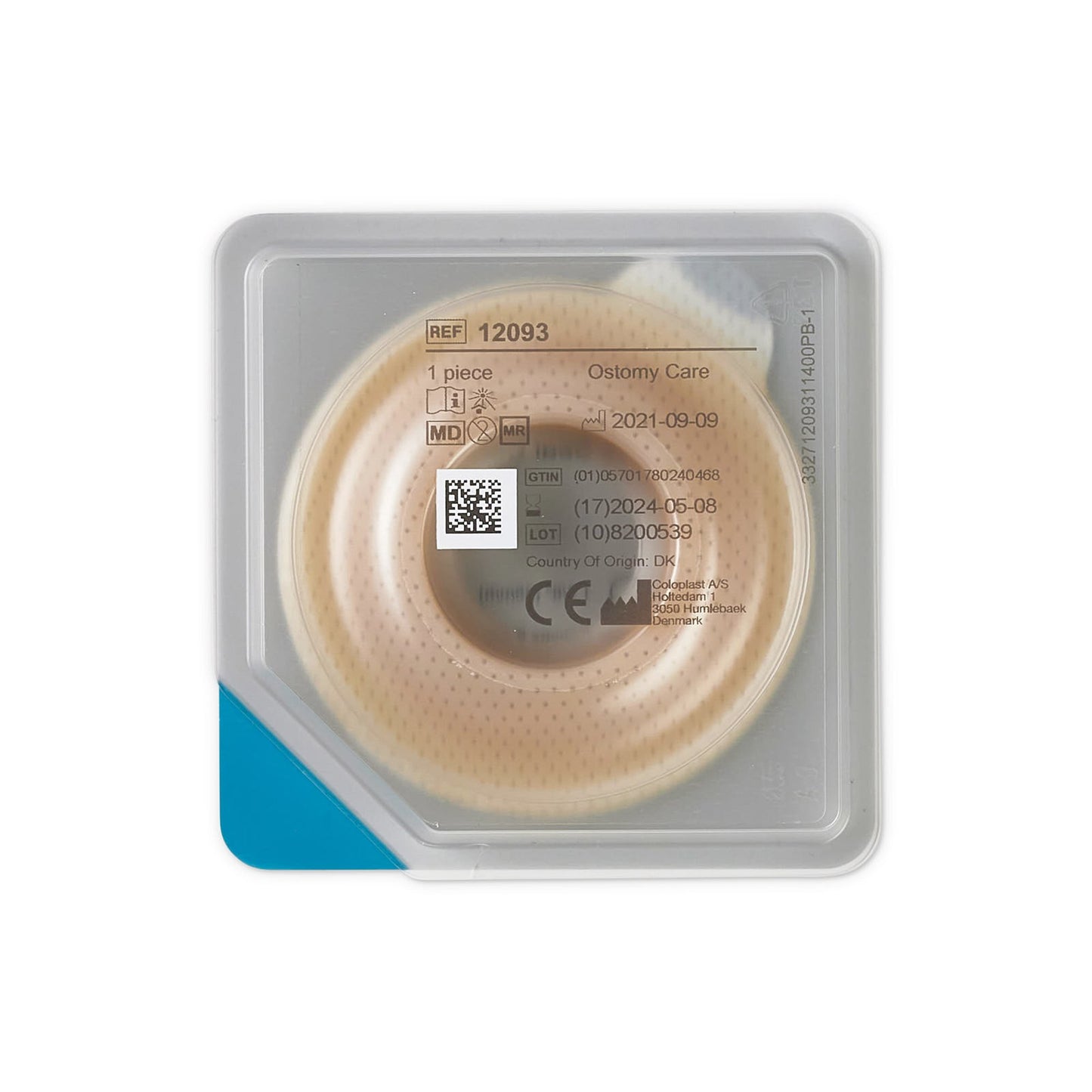 Brava® Ostomy Seal Convex, Starter Hole 1-3/8 Inch (35mm) (1194628_BX)