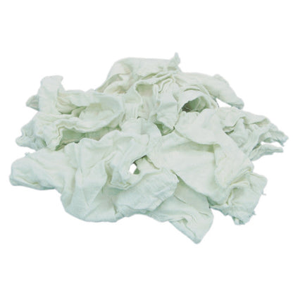 SpaceWorks® Reclaimed T-Shirt Material, Spaceworks®, White, 25lb Box (HOS71500-25-SW)