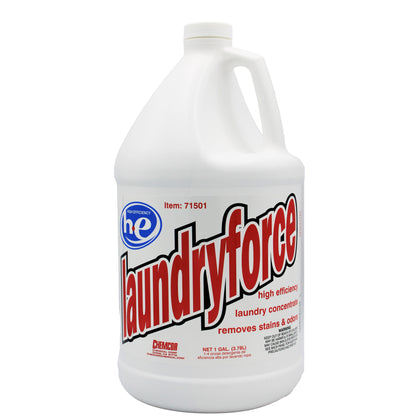 Hospeco® Laundryforce® High Efficiency Laundry Concentrate, 4x1 Gallon (HOS71501)